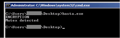 Figure 8- Mutex detected.