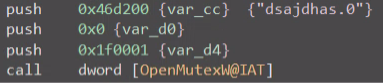 Figure 5- Mutex Check.