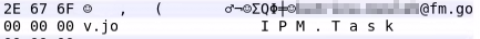 Figure 4: IPM.Task property in malicious email ITW