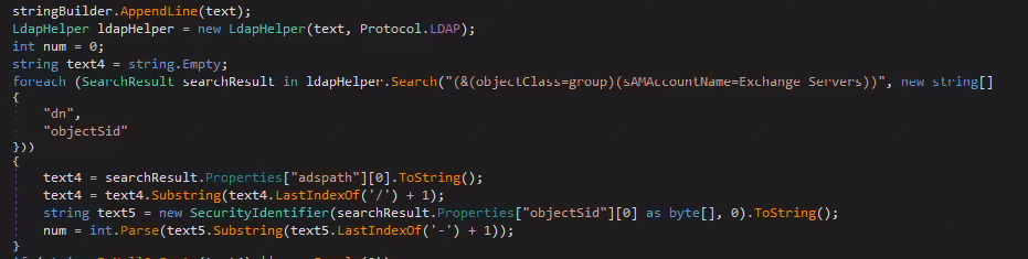 Figure 6: Looking for Exchange servers