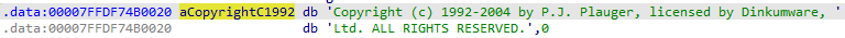 Figure 11: Dinkumware C++ library.