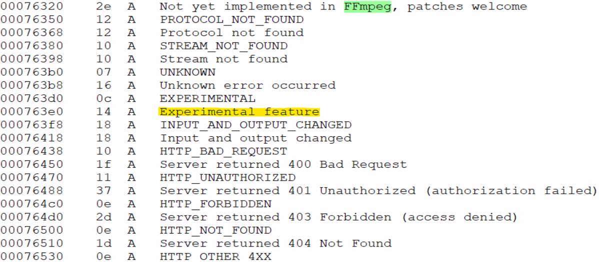 Figure 8 – Strings found in Bumblebee DLL