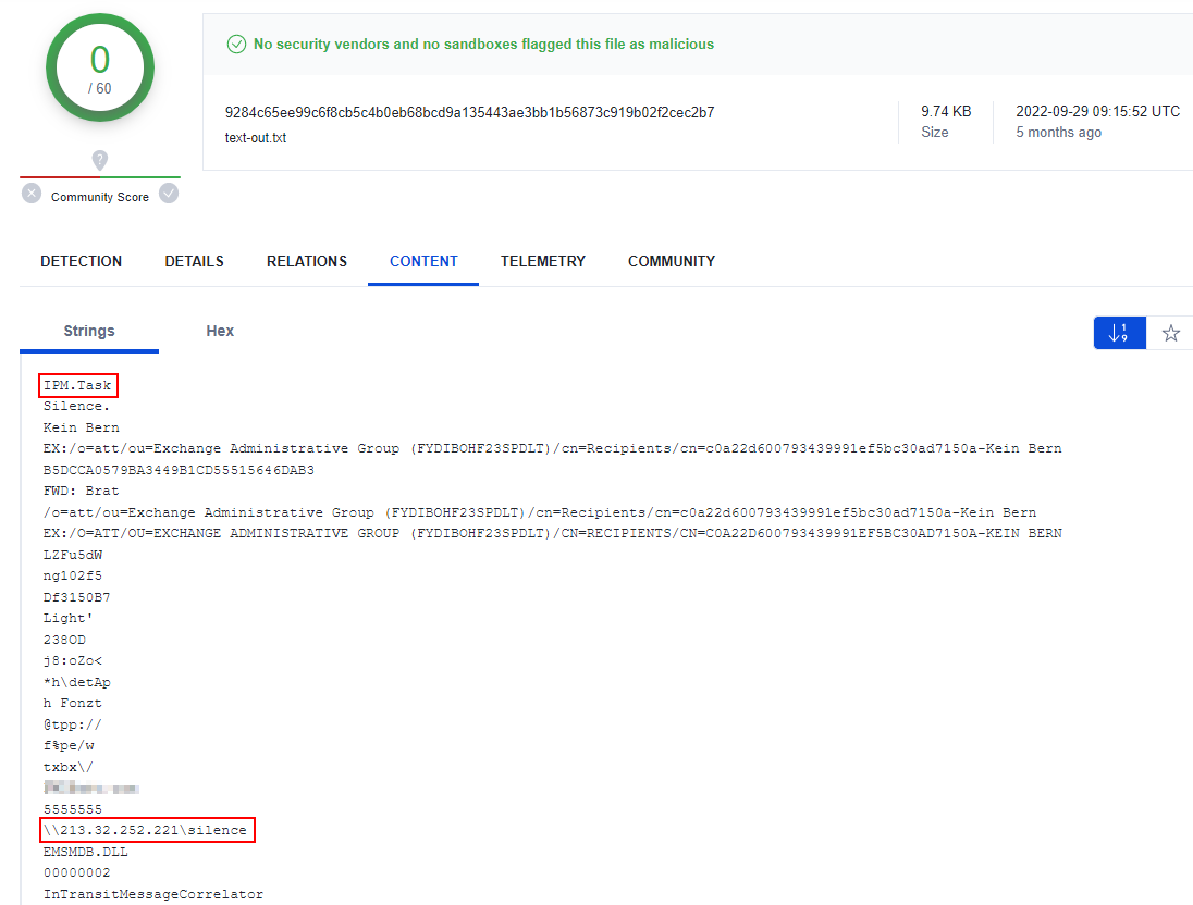 Figure 5: File from September containing characteristics of CVE-2023-23397