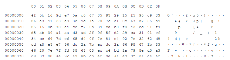 Figure 4: Sample 8d801f58d10dbcd52739fa35aa862286c3fe9606411f0e5f7b8b3fd71f678cad with appended binary data.