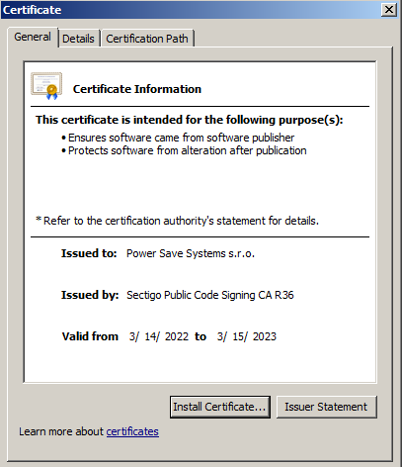 Figure 4-Signed Qbot payload .DLL (valid at time of execution).