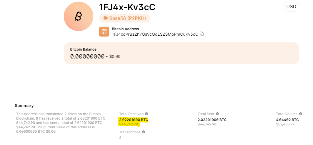 Figure 7: Ransom payment