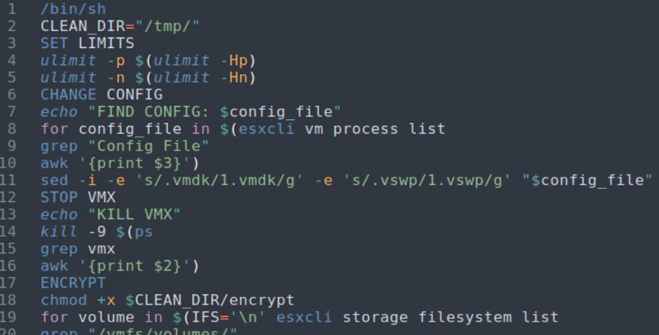 Figure 14: Encrypt.sh script 